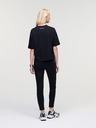 Karl Lagerfeld Schwarzes Damen KARL LAGERFELD Karl Signature T-Shirt