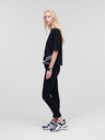 Karl Lagerfeld Schwarzes Damen KARL LAGERFELD Karl Signature T-Shirt