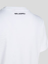 Karl Lagerfeld Weißes Damen-T-Shirt KARL LAGERFELD Archiv