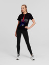 Karl Lagerfeld Schwarzes Damen-T-Shirt KARL LAGERFELD Paris