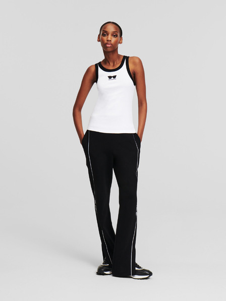 Karl Lagerfeld Weißes Damen-Tank-Top KARL LAGERFELD Mode