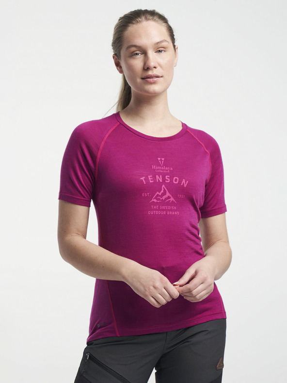 Tenson Damen TENSON Himalaya Wool Tee W lila