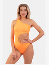 Nebbia Orangefarbener asymmetrischer Ein-Schulter-Monokini 458