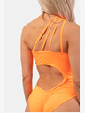 Nebbia Orangefarbener asymmetrischer Ein-Schulter-Monokini 458