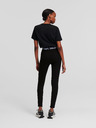 Karl Lagerfeld Schwarz Damen Leggings KARL LAGERFELD Logo