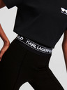 Karl Lagerfeld Schwarz Damen Leggings KARL LAGERFELD Logo