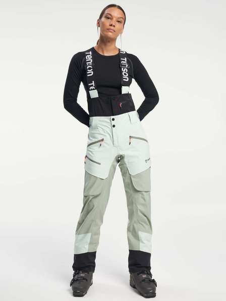 Tenson Damen Skitouren Membran-Hose TENSON Touring Shell Pants W hellgrün