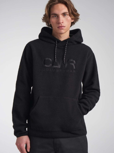 Tenson Herren-Fleece-Kapuzenpullover COLOURWEAR Teddy 2.0 M schwarz