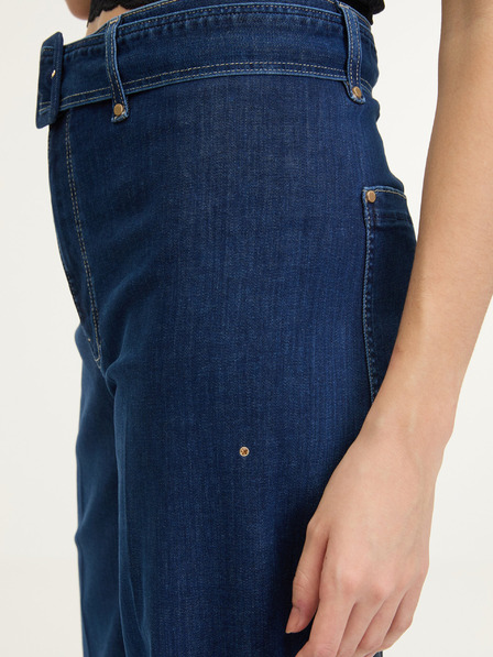 Guess Dunkelblaue Damenjeans mit weiter Passform Guess Dakota