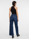 Guess Dunkelblaue Damenjeans mit weiter Passform Guess Dakota