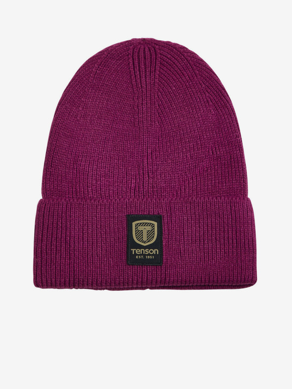 Tenson Unisex TENSON Badge Beanie lila