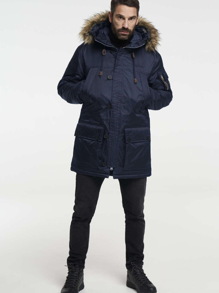 Tenson Herren-Winter-Lifestyle-Parka TENSON Himalaya Anniversary M dunkelblau
