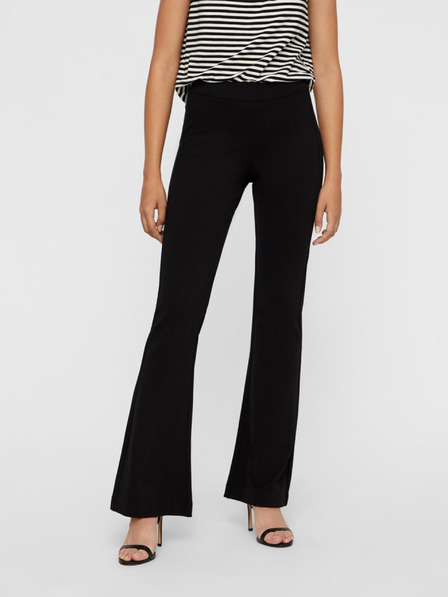 Vero Moda Schwarze Damen-Hose mit ausgestelltem Schnitt Vero Moda Kamma