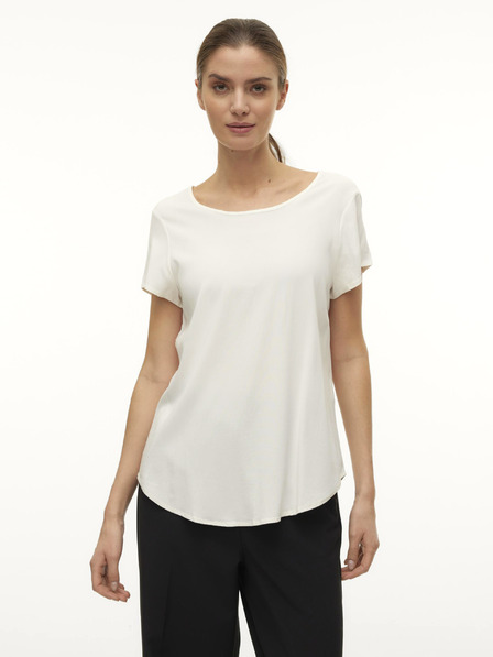 Vero Moda Cremefarbene Damenbluse Vero Moda Bella