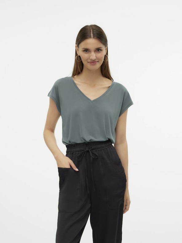 Vero Moda Grünes Vero Moda Filli T-Shirt für Frauen