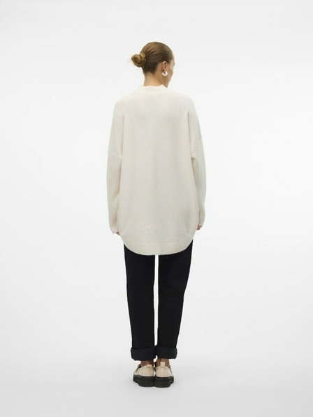 Vero Moda Cremefarbener Vero Moda Plaza Damen-Pullover