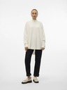 Vero Moda Cremefarbener Vero Moda Plaza Damen-Pullover