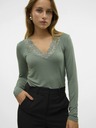 Vero Moda Vero Moda Rosa Grünes Damen-T-Shirt