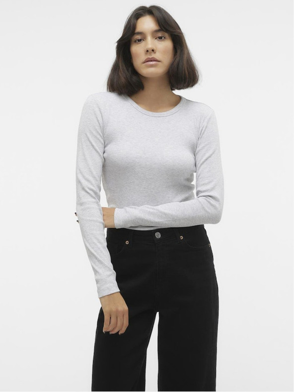 Vero Moda Hellgraues Damen Vero Moda Chloe T-Shirt