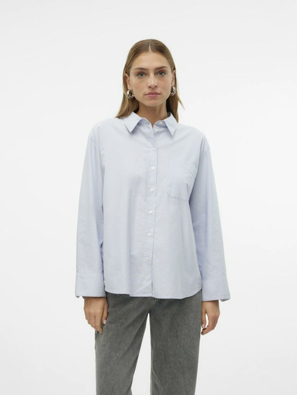 Vero Moda Hellblaues Vero Moda Ida-Shirt für Damen