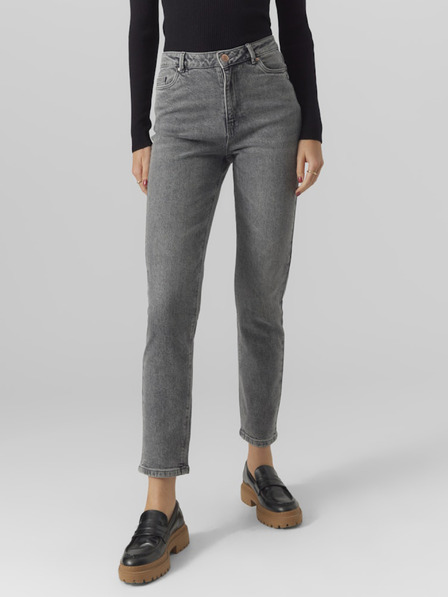 Vero Moda Graue Damen-Mutterjeans Vero Moda Linda