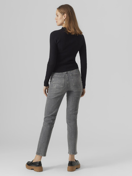 Vero Moda Graue Damen-Mutterjeans Vero Moda Linda