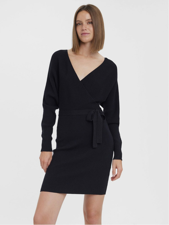 Vero Moda Schwarzes Damen-Pulloverkleid Vero Moda Hollyrem