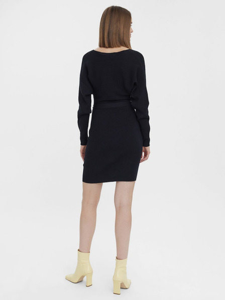 Vero Moda Schwarzes Damen-Pulloverkleid Vero Moda Hollyrem