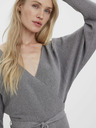 Vero Moda Graues Damen-Pullover-Kleid Vero Moda Hollyrem