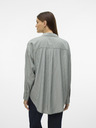Vero Moda Weiß und grün gestreiftes Damenhemd Vero Moda Nora