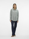 Vero Moda Weiß und grün gestreiftes Damenhemd Vero Moda Nora
