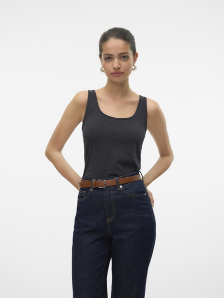Vero Moda Dunkelgraues Vero Moda Lulu Damen-Tank-Top