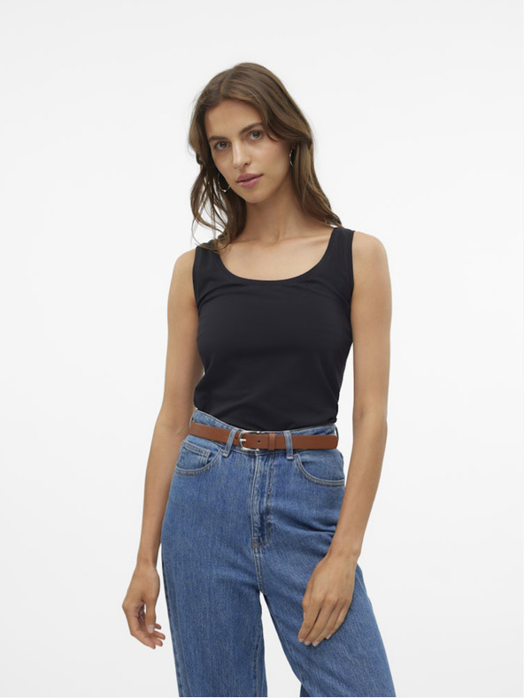 Vero Moda Schwarzes Vero Moda Lulu Damen-Tanktop
