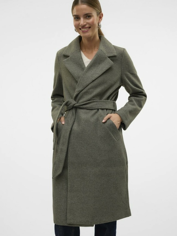Vero Moda Dunkelgrün Damen Vero Moda Fortuneaya Mantel