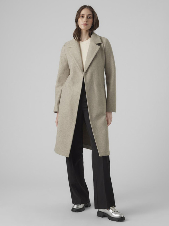 Vero Moda Beige Vero Moda Fortuneaya Damen Mantel