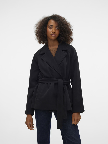 Vero Moda Schwarzer Damen-Kurzmantel Vero Moda Fortuneaya