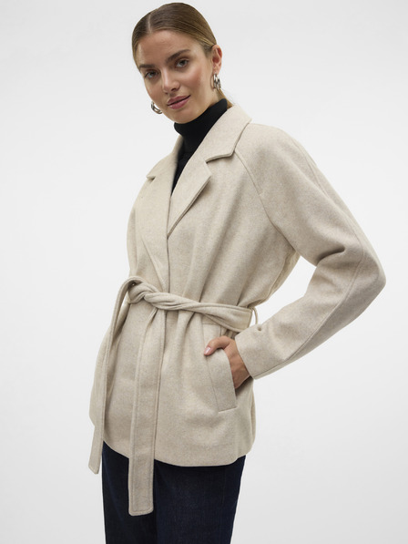 Vero Moda Beige Damen-Kurzmantel Vero Moda Fortuneaya