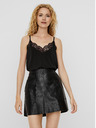 Vero Moda Schwarzes Top mit Spitze VERO MODA Ana