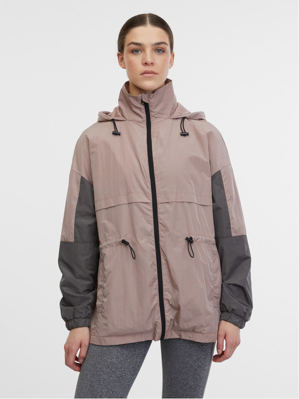 Orsay Hellrosa Damen-Sport-Leichtgewicht-Kapuzenjacke ORSAY